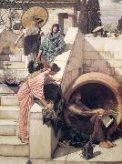 John William Waterhouse Diogenes France oil painting artist